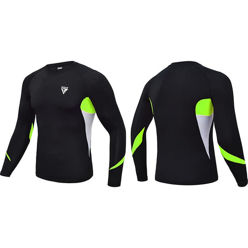 RDX L3 BASE LAYER RASH GUARD SWEATSHIRT/Gre-4